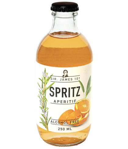 Alcoholvrije drank Sir. James 101 Spritz Aperitif van Sir. James 101, bij slijterij ’t Bockje in Bathmen
