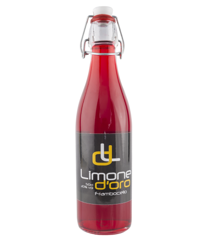 Limone D’oro Frambocello, op voorraad bij slijterij t Bockje in Bathmen
