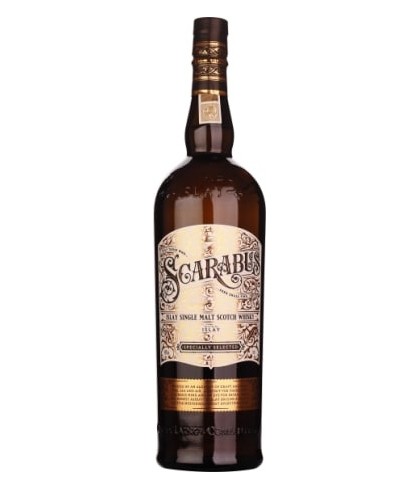 Fles Scarabus Islay Malt, Islay single malt whisky, op voorraad bij slijterij ’t Bockje in Bathmen