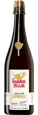 Fles Gulden Draak Cuvee Prestige Laphroaig, bier van Gulden Draak, op voorraad bij slijterij ’t Bockje in Bathmen
