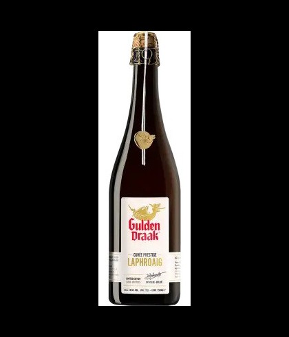 Gulden Draak Cuvee Prestige Laphroaig, bier op voorraad bij slijterij t Bockje in Bathmen