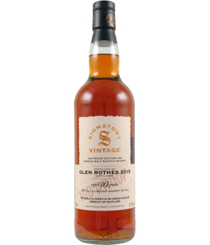 Signatory Vintage Glenrothes 2015 10Y