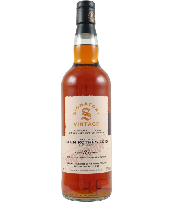 Signatory Vintage Glenrothes 2015 10Y bij t Bockje in Bathmen