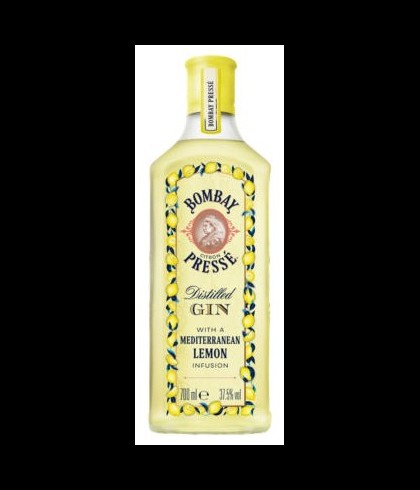 Fles Bombay Gin Citron Pressé, gin, op voorraad bij slijterij t Bockje in Bathmen