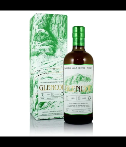 Fles Glencoe 10 Years Old Blended Malt, whisky, op voorraad bij slijterij t Bockje in Bathmen