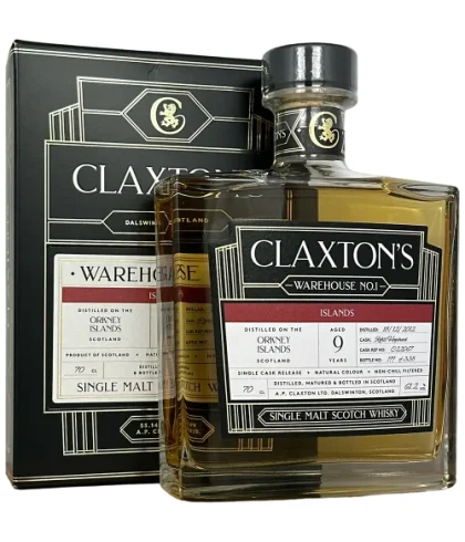 Fles Warehouse No.8 Orkney 9 Years Old, single malt whisky, op voorraad bij slijterij t Bockje in Bathmen