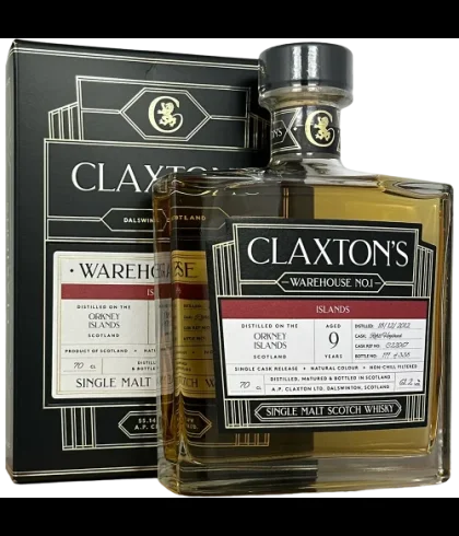 Fles Warehouse No.8 Orkney 9 Years Old, single malt whisky, op voorraad bij slijterij t Bockje in Bathmen