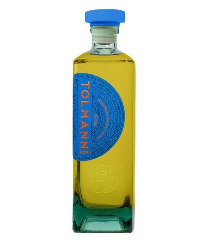 Fles Tolmann's Bourbon Barrel Aged Gin, gin, op voorraad bij slijterij ’t Bockje in Bathmen