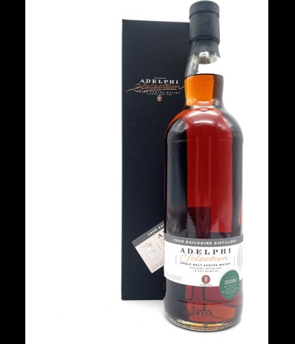Fles Adelphi Dailuaine 9 Years Old 2015, single malt whisky, op voorraad bij slijterij t Bockje in Bathmen