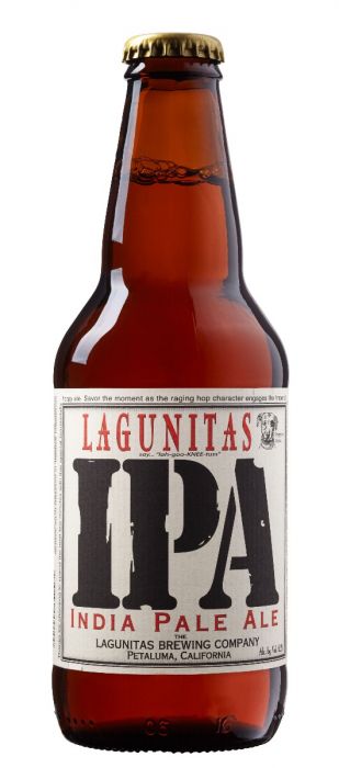 Fles Lagunitas Ipa, bier van Lagunitas, op voorraad bij slijterij t Bockje in Bathmen