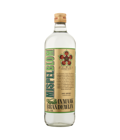 Mispelblom Vanillebrandewijn, jenever bij slijterij t Bockje in Bathmen