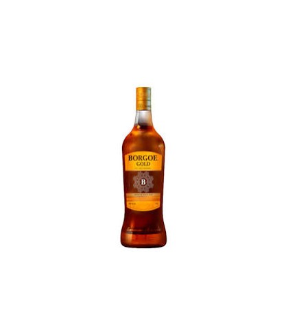 Fles Borgoe Premium Gold, rum, bij slijterij t Bockje in Bathmen