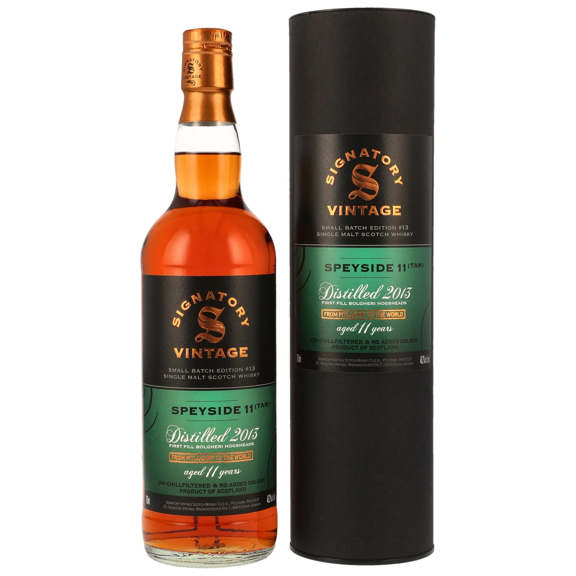 Fles Signatory Vintage Small Batch Edition #13, whisky, op voorraad bij slijterij t Bockje in Bathmen