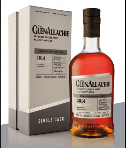 Fles GlenAllachie 10Y Oloroso Puncheon 2014, single malt whisky, op voorraad bij slijterij t Bockje in Bathmen