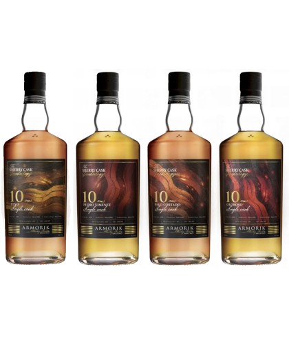Fles Quadrilogy – complete set, single malt whisky, op voorraad bij slijterij t Bockje in Bathmen