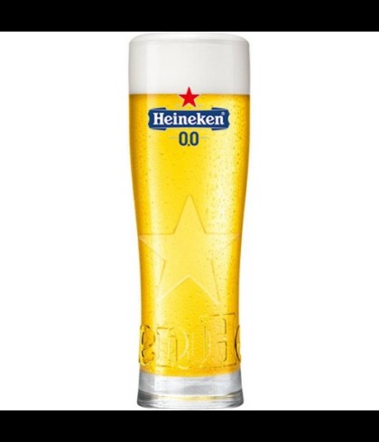 HEINEKEN 0.0 glas 25cl., glas bij t Bockje in Bathmen