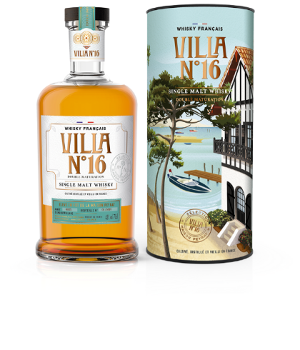 Fles Villa n°16 Whisky Français, whisky, bij slijterij ’t Bockje in Bathmen