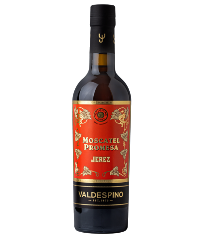 Valdespino Moscatel Promesa, op voorraad bij slijterij t Bockje in Bathmen
