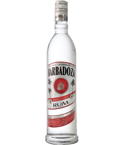 Fles Barbadoza Rum, rum, op voorraad bij slijterij t Bockje in Bathmen