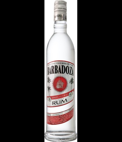 Fles Barbadoza Rum, rum, op voorraad bij slijterij t Bockje in Bathmen