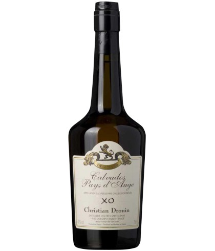 Christian Drouin Calvados XO, op voorraad bij slijterij t Bockje in Bathmen