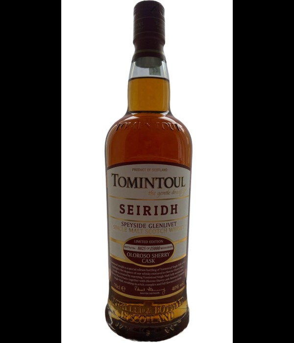 Tomintoul Seiridh Batch 7 bij t Bockje in Bathmen