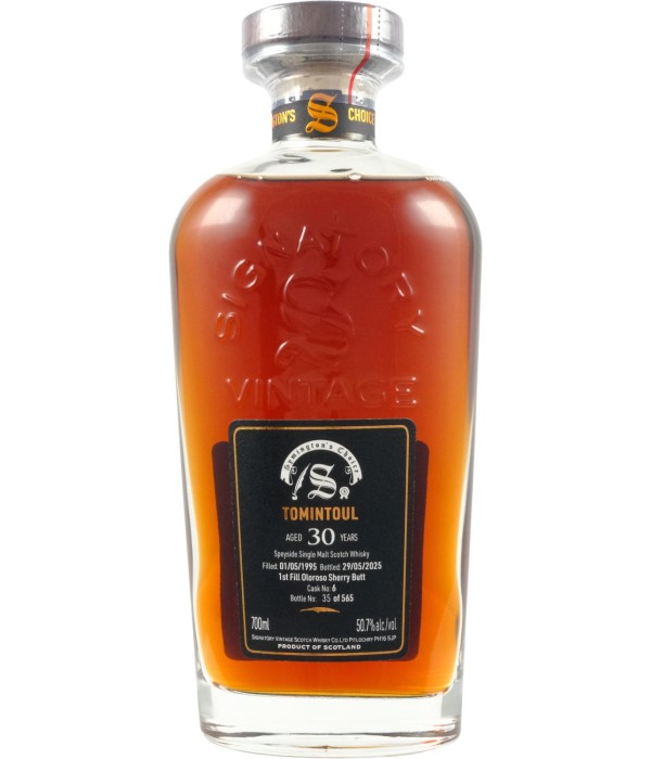 Signatory Vintage Tomintoul 1995 30Y Symington’s Choice bij t Bockje in Bathmen