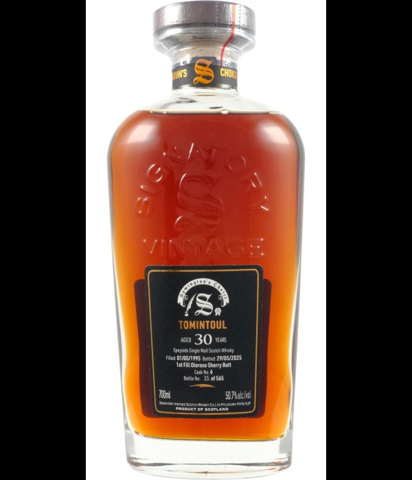 Signatory Vintage Tomintoul 1995 30Y Symington’s Choice bij t Bockje in Bathmen