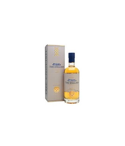 Fles The English Smokey, single malt whisky, op voorraad bij slijterij t Bockje in Bathmen