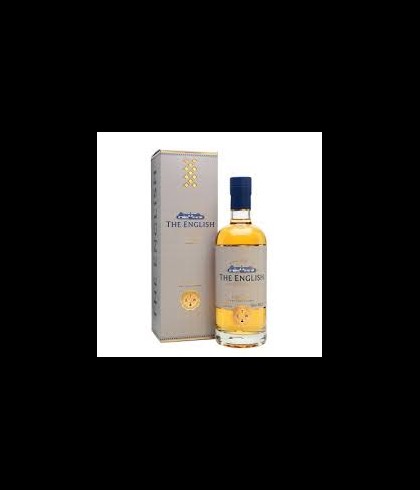 Fles The English Smokey, single malt whisky, op voorraad bij slijterij t Bockje in Bathmen