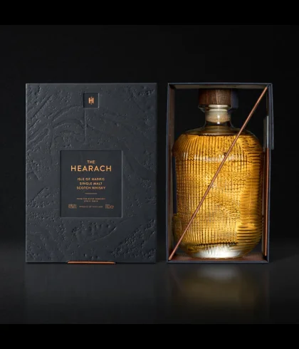 Fles single malt van Isle of Harris, op voorraad bij slijterij t Bockje in Bathmen