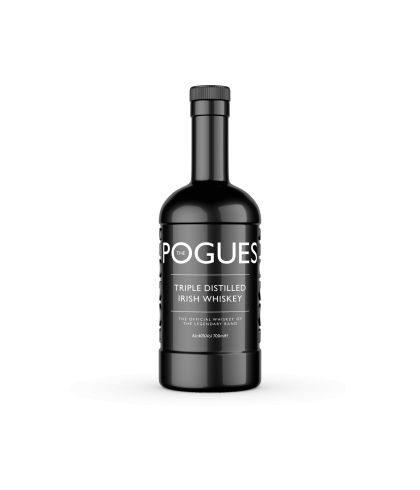 Fles The Pogues Irish Whiskey, whisky, op voorraad bij slijterij t Bockje in Bathmen