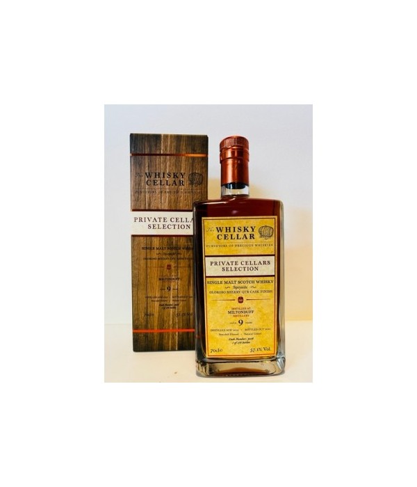 Whisky Cellar Miltonduff 9 Years Old bij t Bockje in Bathmen