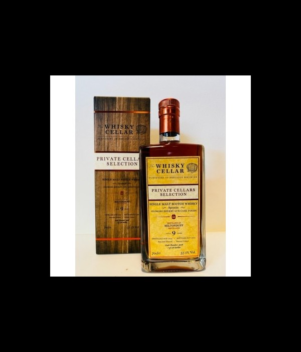 Whisky Cellar Miltonduff 9 Years Old bij t Bockje in Bathmen