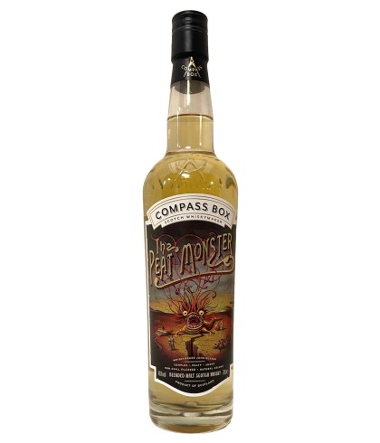 Fles Compass Box The Peat Monster, single malt whisky, op voorraad bij slijterij t Bockje in Bathmen