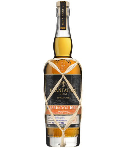 Fles Plantation Barbados 10 Years Old Arran Cask Finish, rum, bij slijterij t Bockje in Bathmen