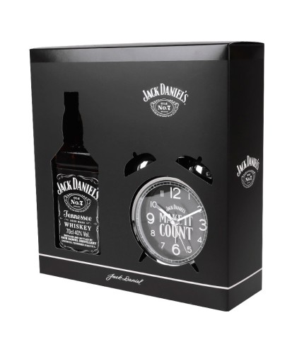 Geschenk Jack Daniel's Geschenkverpakking met Klok, bij slijterij ’t Bockje in Bathmen