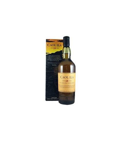 Fles Caol Ila 18 Years Old, single malt whisky, op voorraad bij slijterij t Bockje in Bathmen