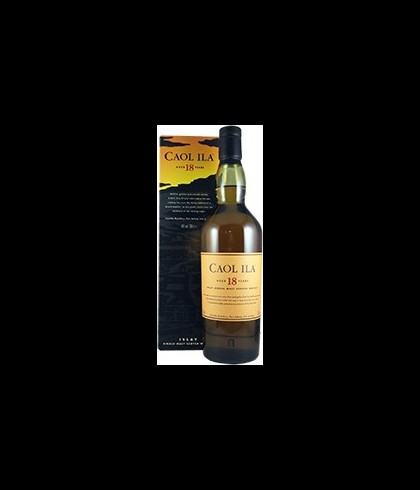 Fles Caol Ila 18 Years Old, single malt whisky, op voorraad bij slijterij t Bockje in Bathmen