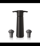 VACUVIN WINE SAVER ZWART 2DELIG