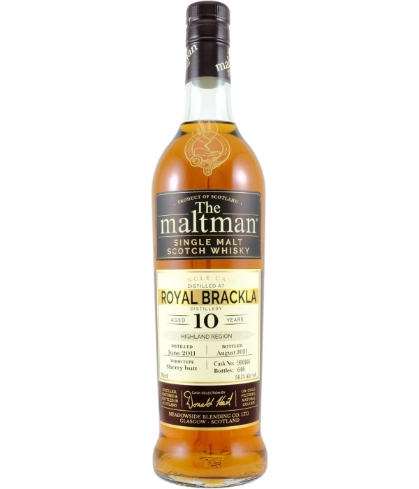 The Maltman Royal Brackla 10 Years Old bij t Bockje in Bathmen