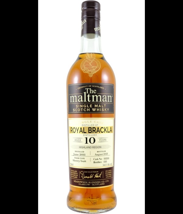 The Maltman Royal Brackla 10 Years Old bij t Bockje in Bathmen