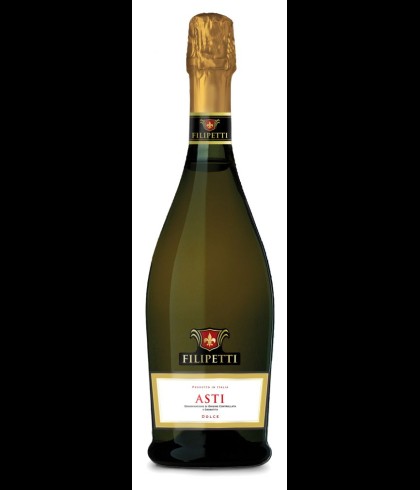Fles Filipetti Asti Spumante DOCG, wijn op voorraad bij slijterij t Bockje in Bathmen