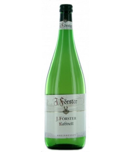 Fles J.Förster Kabinett Rheinhessen, wijn op voorraad bij slijterij t Bockje in Bathmen