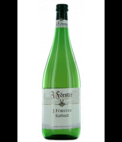Fles J.Förster Kabinett Rheinhessen, wijn op voorraad bij slijterij t Bockje in Bathmen