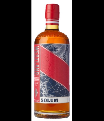 Fles Westland Outpost Range Solum 1st Edition, whisky, op voorraad bij slijterij t Bockje in Bathmen