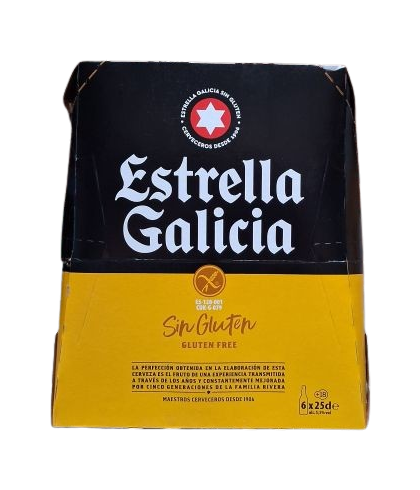 Estrella Galicia Glutenvrij, bier bij slijterij t Bockje in Bathmen