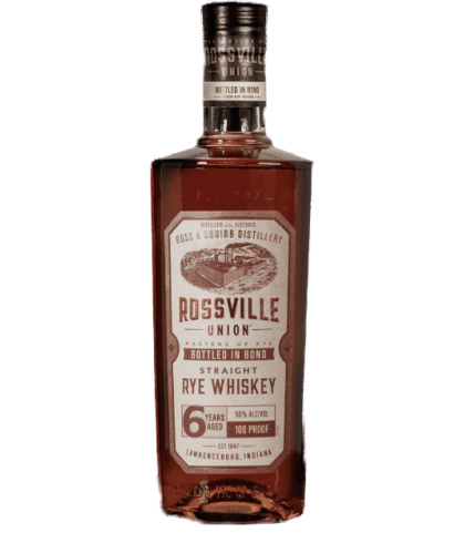 Fles Rossville Botteld In Blond 100 Proof, whisky, op voorraad bij slijterij ’t Bockje in Bathmen