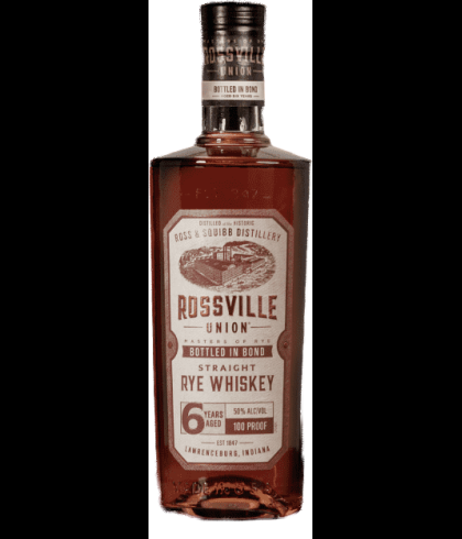Fles Rossville Botteld In Blond 100 Proof, whisky, op voorraad bij slijterij ’t Bockje in Bathmen