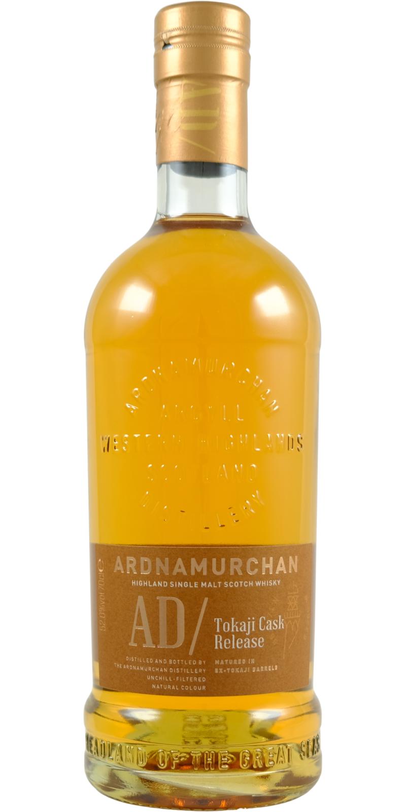 Fles Ardnamurchan Tokaji Cask Release, single malt whisky, op voorraad bij slijterij t Bockje in Bathmen